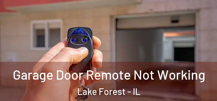  Garage Door Remote Not Working Lake Forest - IL