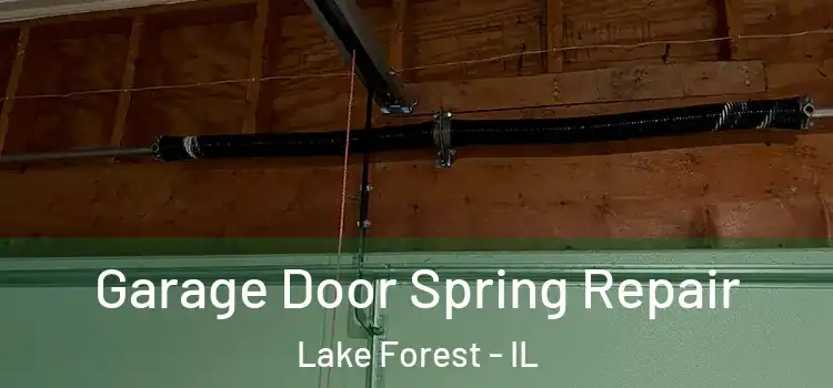  Garage Door Spring Repair Lake Forest - IL