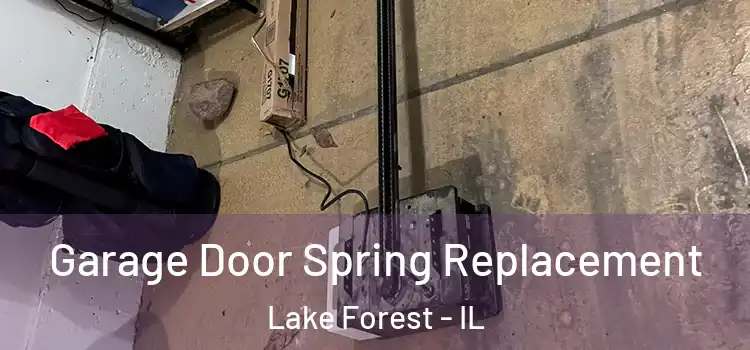  Garage Door Spring Replacement Lake Forest - IL